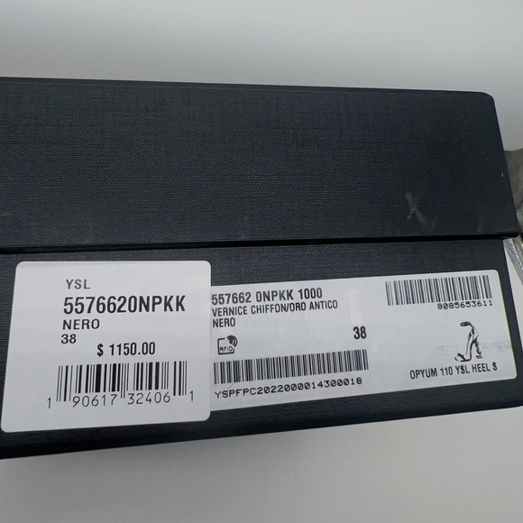 Saint Laurent Opyum Patent Leather Sandals - Picture 13 of 15